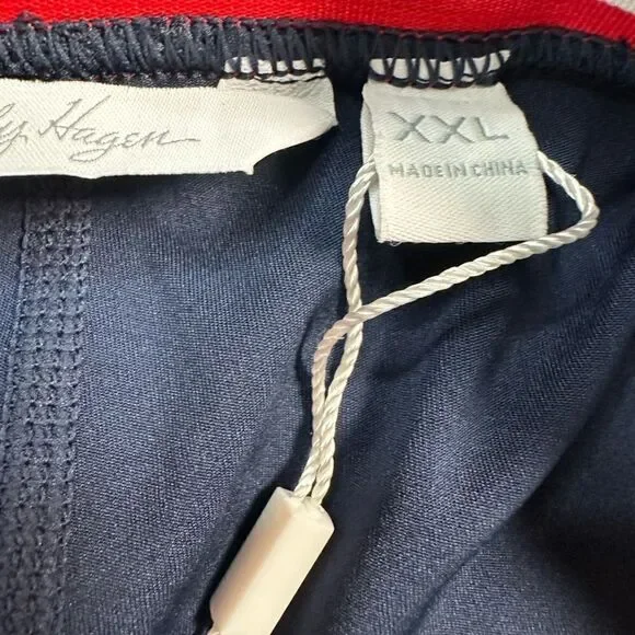 Lady Hagen Plus Size Navy Skort Red White Stars Golf Tennis Pickleball- Size XXL - Picture 3 of 8